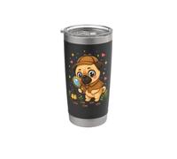 Cute Pug Detective Storybook Pug Kids Stainless Steel Insulated Tumbler