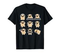 Cute Pug DJ Music Lover Funny Party Dog T-Shirt