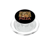 Cute Pug Eating PIZZA Funny Pizza Dog Lovers PopSockets PopGrip for MagSafe