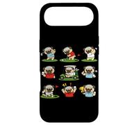 Cute Pug Golfer Playing Golf Cartoon Icons Case for iPhone Air