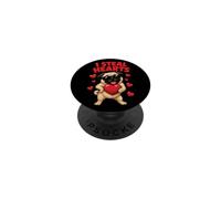 Cute Pug I Steal Hearts Kids Design PopSockets Adhesive PopGrip