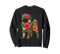 Cute Pug Mom Beach Summer Plant Lady Sweatshirt