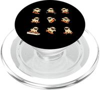 Cute Pug On Skateboard Tricks Dog Skate Style PopSockets PopGrip for MagSafe