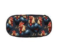 Cute Pug Print Lightness Portable Pencil Case Spacious Pen Bag School Supplies Makeup Storage
