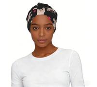 Cute Pug Print Pre Tied Turban for Women Elastic Headscarf Cap Printed One Size Polyester Vacation Gift