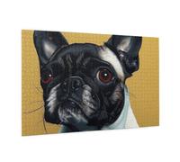 Cute Pug Printed Picture Puzzle 1000 Pieces,Personalised Jigsaw Puzzle,Wooden Jigsaw Puzzles For Adults And Kids,Fun Jigsaw Puzzles As A Xmas Gift Or Decorative Collection.