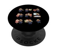 Cute Pug Realtor Real Estate Agent Dog Lover Funny PopSockets Adhesive PopGrip