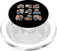 Cute Pug Realtor Real Estate Agent Dog Lover Funny PopSockets PopGrip for MagSafe