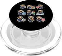 Cute Pug Realtor Real Estate Agent Dog Lover Funny PopSockets PopGrip for MagSafe