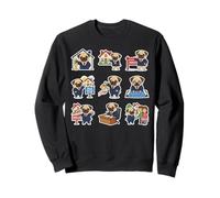 Cute Pug Realtor Real Estate Agent Dog Lover Funny Sweatshirt