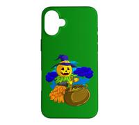 Cute Pumpkin Witch Stirring Up A Potion For Halloween Case for iPhone 16 Plus