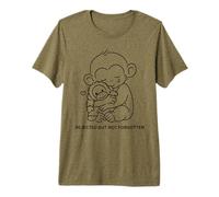 Cute Punch Monkey Plush Baby Japanese Macaque Team Punches Premium T-Shirt