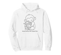 Cute Punch Monkey Plush Baby Japanese Macaque Team Punches Pullover Hoodie