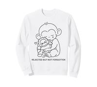 Cute Punch Monkey Plush Baby Japanese Macaque Team Punches Sweatshirt