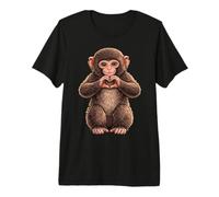Cute Punch Monkey Premium T-Shirt