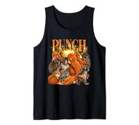 Cute Punch The Monkey Cuddling Stuffed Animal Viral Internet Tank Top