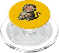 Cute Punch the Monkey Japan Drinking Iced Coffee PopSockets PopGrip for MagSafe