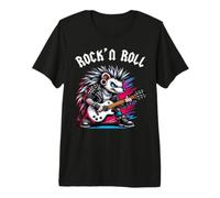 Cute Punk Hedgehog, Rock'n Roll Goth, Guitar Kids Rock Star Premium T-Shirt