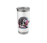 Cute Punk Hedgehog, Rock'n Roll Goth, Guitar Kids Rock Star Stainless Steel Insulated Tumbler