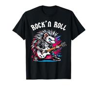 Cute Punk Hedgehog, Rock'n Roll Goth, Guitar Kids Rock Star T-Shirt