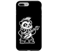 Cute Punk Panda Bear, Rock'n Roll Bear, Funny Guitar Band Case for iPhone 7 Plus/8 Plus