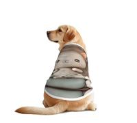 Cute Puppet Dog Shirt Vest Dog Clothes- Breathable Cooling for Big Dogs, Sun Protection Comfort Wear for Golden Retriever, Husky, Alaska Outdoor Activities 3X-Large