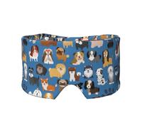 Cute Puppies Dogs, Full Eye Covers Light Blocking Eye Mask Sleep Eye and Ear Muffs