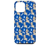 Cute Puppies White Dog Bones Blue Ball Animal Lover Case for iPhone 12 Pro Max