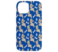 Cute Puppies White Dog Bones Blue Ball Animal Lover Case for iPhone 14