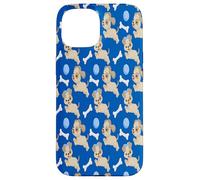 Cute Puppies White Dog Bones Blue Ball Animal Lover Case for iPhone 15