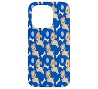 Cute Puppies White Dog Bones Blue Ball Animal Lover Case for iPhone 15 Pro