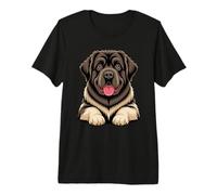 Cute Puppy Artistic Newfie Working Large Giant Newfoundland Premium T-Shirt