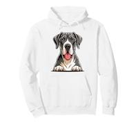 Cute Puppy Breed Artistic Apollo Working Giant Great Dane Pullover Hoodie