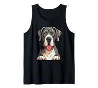 Cute Puppy Breed Artistic Apollo Working Giant Great Dane Tank Top