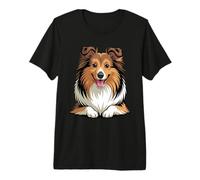 Cute Puppy Breed Artistic Sheltie Herding Shetland Sheepdog Premium T-Shirt