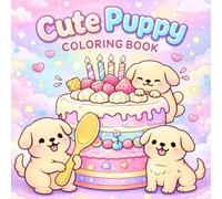 Cute Puppy Coloring Book