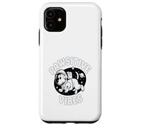 Cute Puppy Dog Astronaut Paws Vibes Funny Pawsitive Case for iPhone 11
