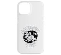 Cute Puppy Dog Astronaut Paws Vibes Funny Pawsitive Case for iPhone 14
