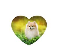 Cute Puppy Dog In Spring Park Printing 10 Pcs Car Air Freshener Hanging Sheets Scented Hanging Sheets With Rope For Home