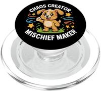 Cute Puppy Dog Kids Chaos Creator Children Boys Girl PopSockets PopGrip for MagSafe