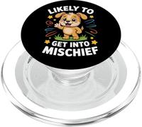 Cute Puppy Dog Kids Chaos Creator Children Boys Girl PopSockets PopGrip for MagSafe