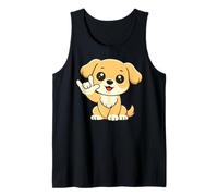 Cute Puppy Dog Sign Language ASL Love Interpreter Tank Top