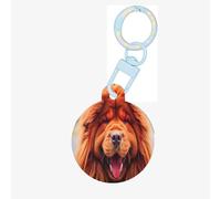 Cute Puppy Dog Tags for Pets,Round Acrylic Pet ID Tags,Perfect for Small to Large Dogs and Cats,Cute & Functional