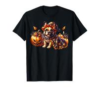 Cute Puppy in French Bulldog Halloween Costume Frenchie Mom T-Shirt