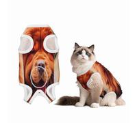 Cute Puppy Recovery Suit for Dogs Cats After Surgery,Pet Recovery Shirt, Dog Onesies Pet Surgery Recovery Suit