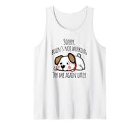 Cute Puppy: Sorry, brain's not Working, Try me Again Later Tank Top