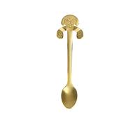 Cute Puppy Spoon 304 Stainless Steel Long Handle Coffee Spoons Sugar Dessert Appetizer Seasoning Bistro Hanging Cup Scooper Drinking Tools Kitchen Gadget