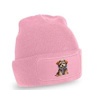Cute Puppy Wearing Warm Puffer Jacket Beanie Dog Lovers Dogs Birthday Gift For Him And Her O/S