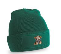 Cute Puppy Wearing Warm Puffer Jacket Beanie Dog Lovers Dogs Birthday Gift For Him And Her O/S