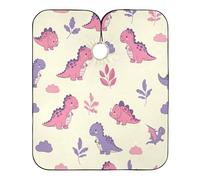 Cute Purple Cartoon Dinosaurs Hair Color Gown, Cape for Haircuts, Hair Apron Clients